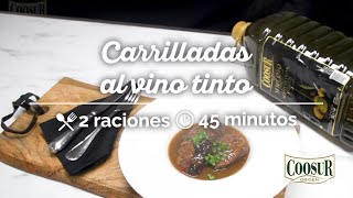 Carrilladas de cerdo al vino tinto 🍷 Sin olla exprés [upl. by Fezoj]