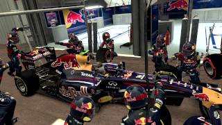 F1 2011  Pitstop Monaco  Red Bull FullHD [upl. by Nylikcaj]