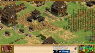 Aoe2 WiC  TyRanT vs poZ Game 2 4v4 Land Nomad [upl. by Lorens]