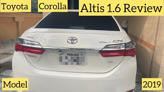 Toyota Corolla Altis 16 2019 model  Review  features  specs [upl. by Eiclehc]