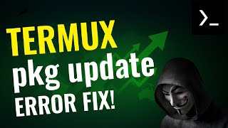 Termux pkg update Error Fixed [upl. by Annayhs]