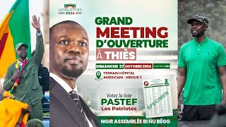 🛑 DIRECT  Urgent 🚨 GRAND MEETING D’OUVERTURE DE OUSMANE SONKO À THIES TERRAIN HÔPITAL AMÉRICAI [upl. by Drews831]