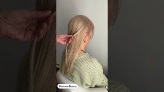 Very stylish and fast chignon tutoring with comfortable technique [upl. by Ayirp]