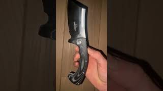 Gil Hibben Folding Cleaver Vlijmscherp mes [upl. by Tarryn]