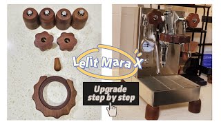 Lelit Mara X accessories upgrade  step by step lelit [upl. by Sadonia]