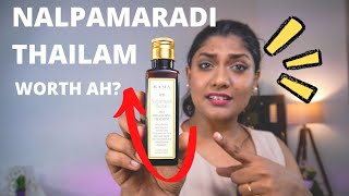 why this hype🤔 Nalpamaradi thailam in tamil  Kama Ayurveda [upl. by Nart740]