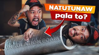 Natutunaw pala ang Insulation Foam  Pinoy Karpintero  Workshop Renovation [upl. by Aihtnis]