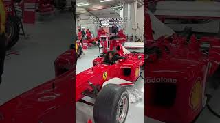 Barrichello’s car with Schumacher in the other🥹 how amazing ferrari f1 FerrariFM24 [upl. by Yasmar590]