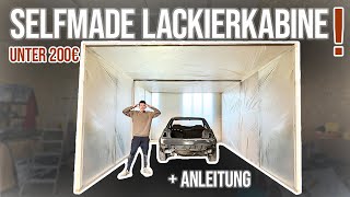 Lackierkabine selber bauen unter 200€  VW Corrado G60 Projekt  Folge 21 [upl. by Hagile362]