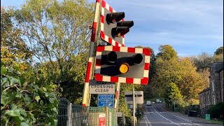 Halloween Special 🎃 Warbling Alarm amp tone at Sherborne level crossing Dorset [upl. by Nohsav]