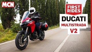 The Ducati Multistrada V2 is better than the V4 on almost every occasion  MCN Review [upl. by Negyam305]