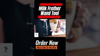 Kitchen Powerful Milk Frother Wand  Ultra Fast Handheld Drink Mixer [upl. by Annohsak905]