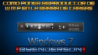 Como Poner Windows Media Player En La Barra De Tareas Windows 7 [upl. by Navarro]