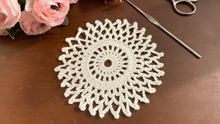 Beautiful Circle Crochet Pattern  Round  Circle Crochet Patterns [upl. by Jamin139]