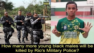 The genocide continues 13year old black teenager killed by Rios police When will it end [upl. by Mukul]