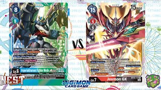 DIGIMON TCG FINAL local match 🇲🇽 Imperialdramon BlueGreen vs Jesmon GX Red  THE NEST [upl. by Kally590]