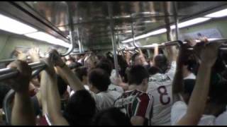 Fluminense x Botafogo no Metrô do Rio de Janeiro [upl. by Maegan969]