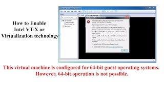 How to Enable Intel VTX or Intel Virtualization technology or VTD [upl. by Yeliak640]