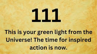 🕊️111 This is your green light from the Universe The time for inspired action is nowOpen now [upl. by Oswald]