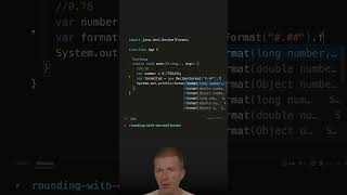 Rounding a Double With a Formatter DecimalFormat java shorts [upl. by Wittenburg]