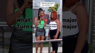 Cameron girl loves our country 🇳🇬🤍 reels shorts fyp goviral cameron interview [upl. by Marshall]