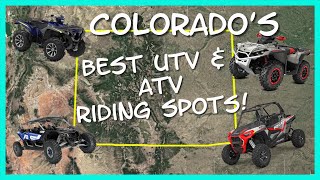 Colorados Top 6 Best UTV amp ATV Riding Spots [upl. by Ylrebnik258]