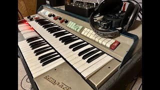 Farfisa Compact Duo and Korg SDD 3000 still my favorite delay Cathedral sounds fun with organ [upl. by Ohploda]