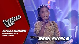 The Voice Kids Jennica Belaza is a DIVA with I Am Changing  Semi Finals [upl. by Leopold]