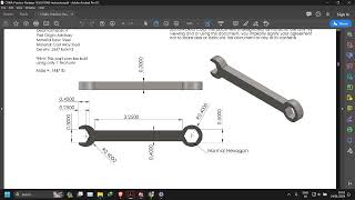 solidworks CSWPCSWA exam practice section A problem 5 [upl. by Porta603]