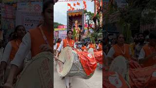 Khairatabad Ganesh 2024  Maharashtra Puneri Dhol Tasha Performance khairatabadganesh2024 [upl. by Kitchen219]