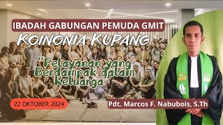 LIVE IBADAH BUKA USBU GMIT KOINONIA KUPANG  SENIN 21 OKTOBER 2024 [upl. by Ynez]