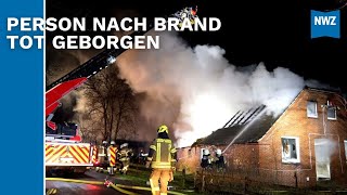 Bauernhaus in Stadland in Flammen [upl. by Nytsud]