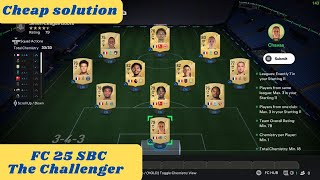 FC 25 FIFA 25  The challenger SBC  League and Nation Hybrid  cheap solution [upl. by Fabrienne457]