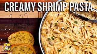 Creamy Shrimp Pasta [upl. by Ymorej405]