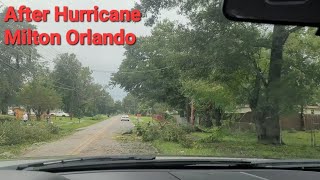 Driving Around Orlando After Hurricane Milton Part 1 Of 2 [upl. by Oab684]