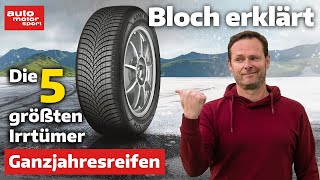 Ganzjahresreifen Die 5 größten Irrtümer  Bloch erklärt 257  auto motor und sport [upl. by Mikah]