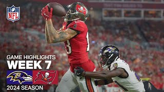 Baltimore Ravens vs Tampa Bay Buccaneers Game Highlights  NFL 2024 Season Week 7 [upl. by Atinniuq]