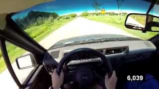 Opel Corsa A C20XE 0100 060 acceleration  Vauxhall Nova [upl. by Aldus]