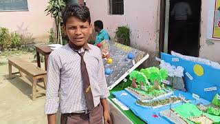 Types Of Landforms  Science Exhibition ।। Class 4  GBCS Abhuar [upl. by Tserof99]