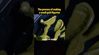 The process of making a small gold figurinecar ceramics elegant producer youtube foryou [upl. by Adnilema207]