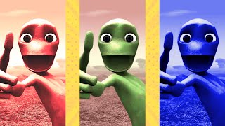 Dame tu cosita VS Funny alien VS Alien dance VS Green alien challenge dametucosita [upl. by Islaen553]