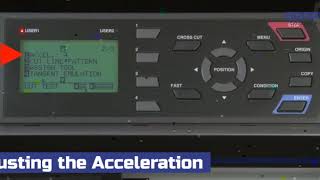 Graphtec FC8600 Series  How to Adjust the Acceleration [upl. by Loleta]