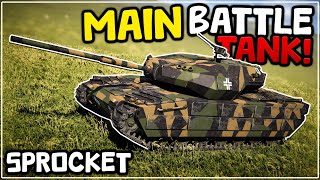 I Built A HUGE 250 TON MAIN BATTLE TANK In Sprocket [upl. by Ttezil]