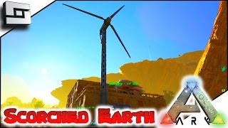 ARK Scorched Earth  WIND TURBINE E17  Scorched Earth Map Gameplay [upl. by Lilllie]