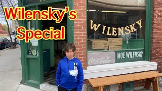 Wilenskys Special Montreal Salami Bologna Sandwich Review Mukbang [upl. by Lovel243]