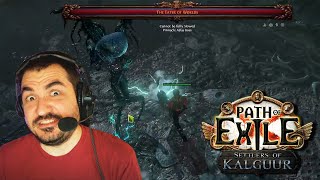 DOING T16 MAPS FIGHTING EATER OF WORLDS PoE Settlers of Kalguur 325 SSF  P 9 [upl. by Jary]