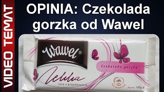 Czekolada gorzka bez cukru od Wawel  Opinia [upl. by Oilla706]