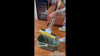 New design PVA sponge mop uses effect easy to come true clean home🏠mop floorcleaning [upl. by Eeliah]