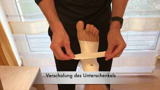 Sprunggelenkstape richtig anlegen  Tutorial Video [upl. by Oibaf678]