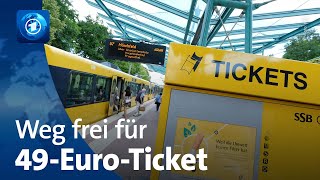 Kabinett beschließt Finanzierung 49EuroTicket soll zum 1 Mai kommen [upl. by Artnoed]